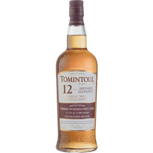 Tomintoul 12 Years Old   ear Port Cask Limited Edition 750ml