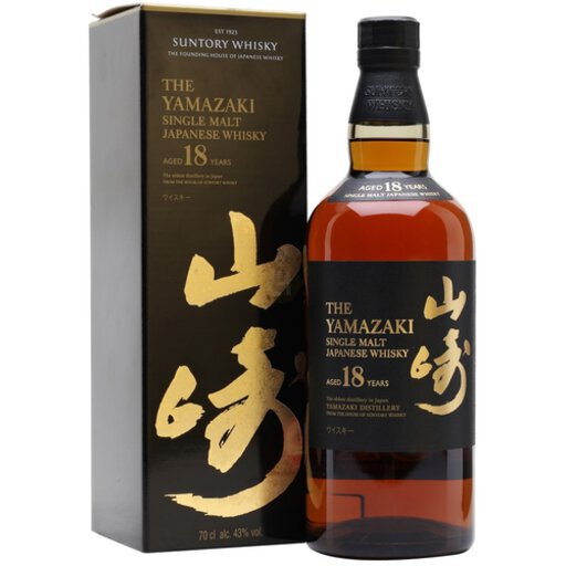 The Yamazaki 18 Years Old   Single Malt Whisky 750ml