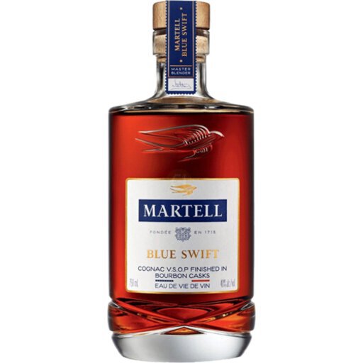 Martell Blue Swift Cognac Set Finished In Bourbon Casks 750ml